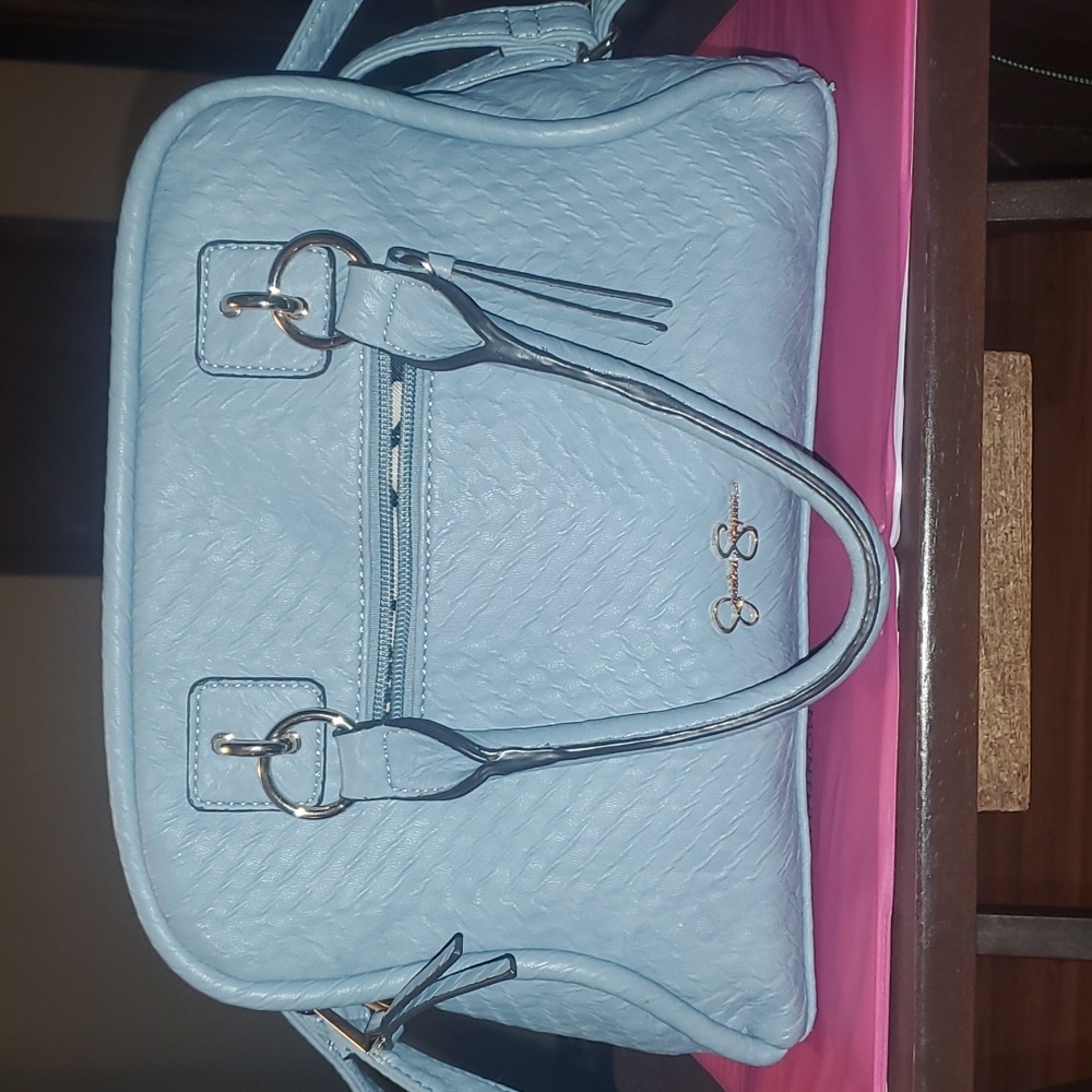 Jessica Simpson Phoebe Satchel- Dusty Blue